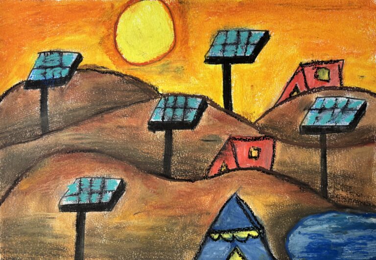 Energy from Sunlight in desert